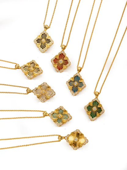 [Veyra Jewelry] B.C.L BIG SIZE ENAMEL NECKLACE£¨Various