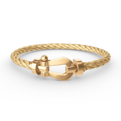 ¡®Veyra Jewelry¡¯FORCE LARGE HORSESHOE NO DIAMOND BRACELET GOLD