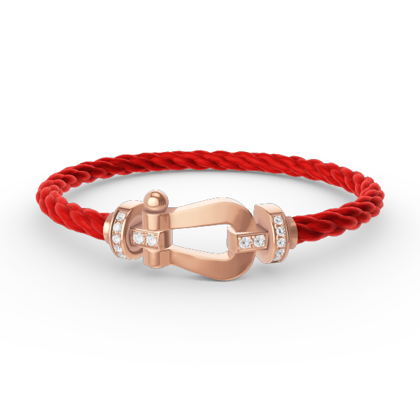 ¡®Veyra Jewelry¡¯FORCE LARGE HORSESHOE HALF DIAMOND BRACELET ROSE GOLD