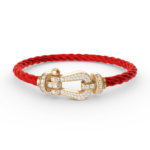 ¡®Veyra Jewelry¡¯FORCE LARGE HORSESHOE FULL DIAMOND BRACELET GOLD