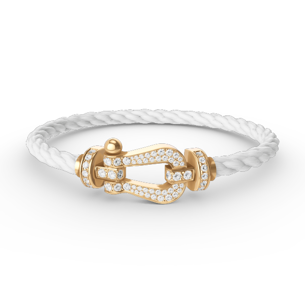 ¡®Veyra Jewelry¡¯FORCE LARGE HORSESHOE FULL DIAMOND BRACELET GOLD