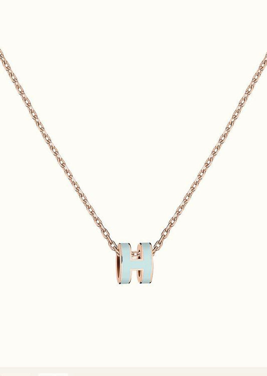 ¡®Veyra Jewelry¡¯POP H LIGHT BLUE NECKLACE