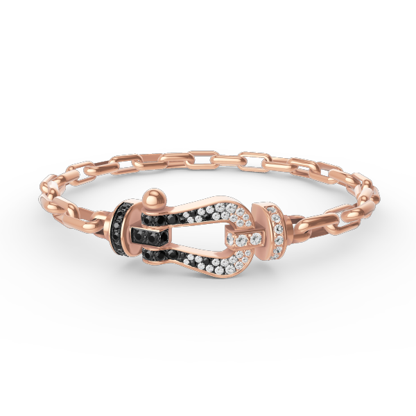 ¡®Veyra Jewelry¡¯FORCE LARGE HORSESHOE CLASP  METAL BRACELET