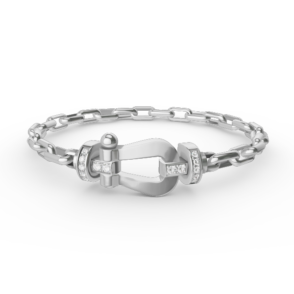 ¡®Veyra Jewelry¡¯FORCE LARGE HORSESHOE CLASP  METAL BRACELET
