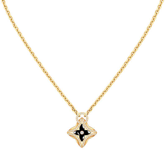 ¡®Veyra Jewelry¡¯STAR PEDANT PINK GOLD DIAMOND NECKLACE