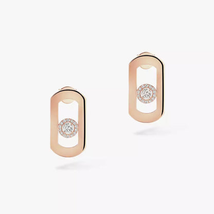 [Veyra Jewelry]So Move Diamond Earrings in Yellow Gold
