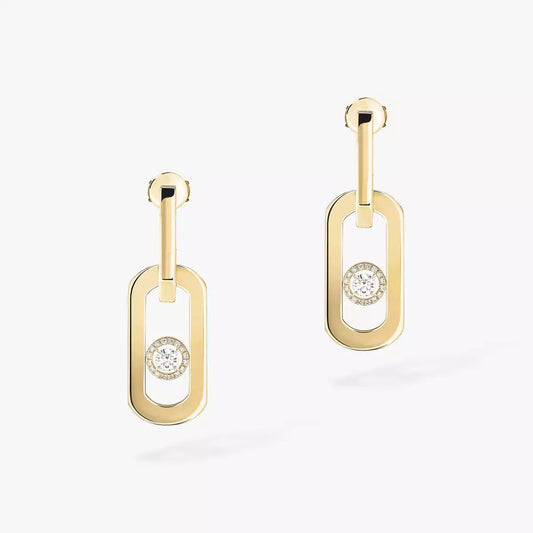 [Veyra Jewelry] So Move XL Diamond Hoop Earring