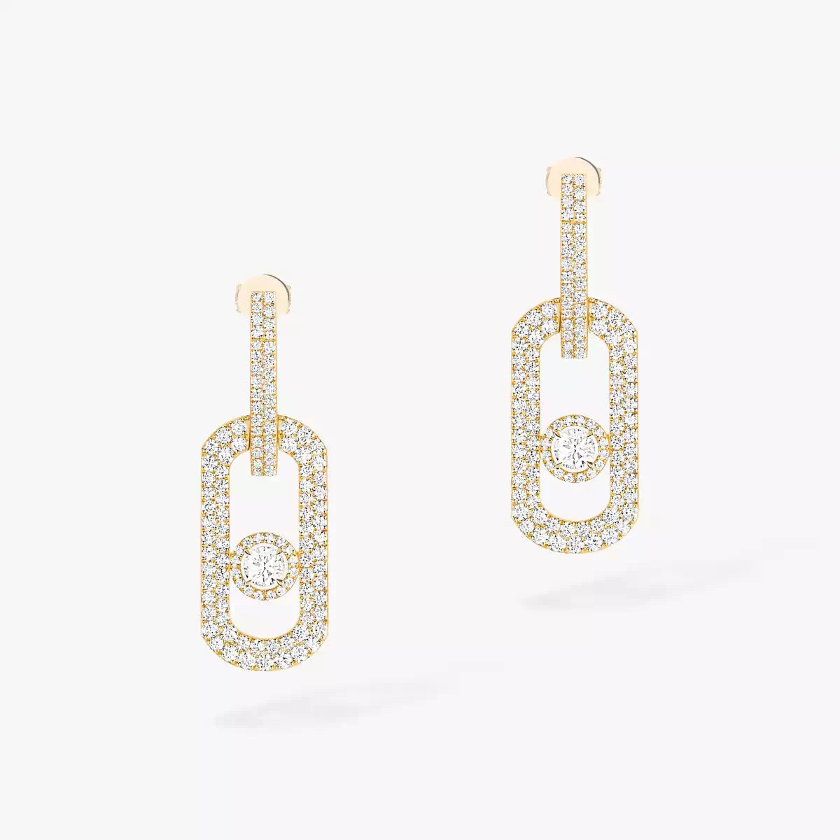 [Veyra Jewelry]So Move XL Pave_-Set Diamond Pendant Earrings