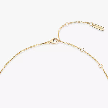 [Veyra Jewelry]Lucky Eye Diamond Necklace in  Gold and Turquoise