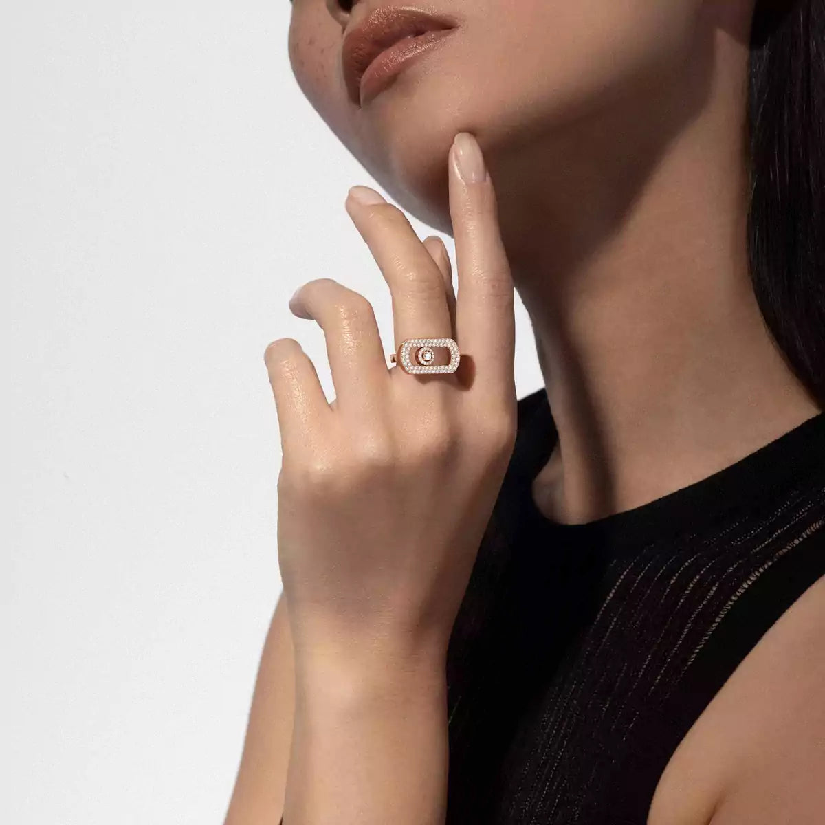 [Veyra Jewelry]So Move Pave_-Set Diamond Ring