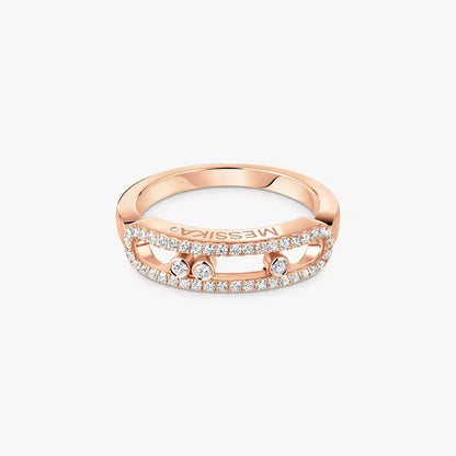 [Veyra Jewelry] Baby Move Gold Diamond Pave_ Ring