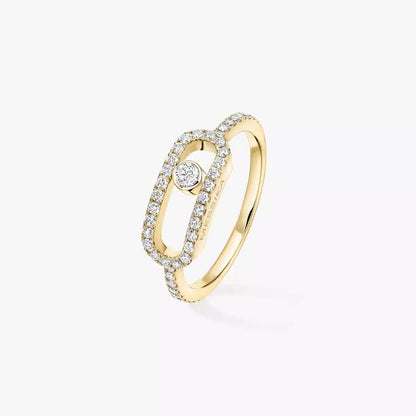 [Veyra Jewelry]Move Uno Diamond Ring in Gold