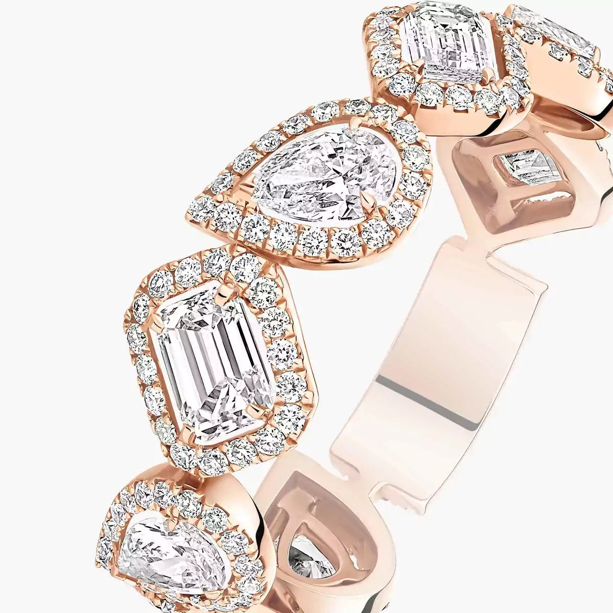 [Veyra Jewelry]Diamond Wedding Ring My Twin
