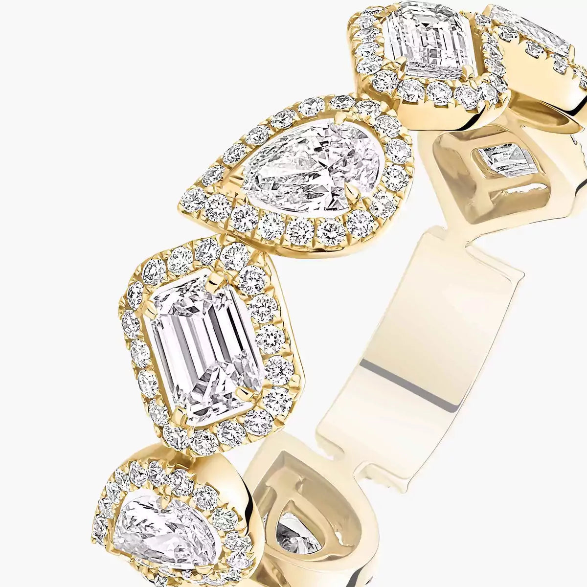 [Veyra Jewelry]Diamond Wedding Ring My Twin