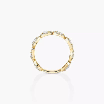[Veyra Jewelry]Diamond Wedding Ring My Twin