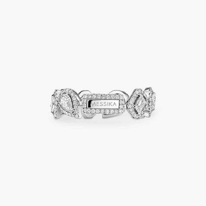 [Veyra Jewelry]Diamond Wedding Ring My Twin