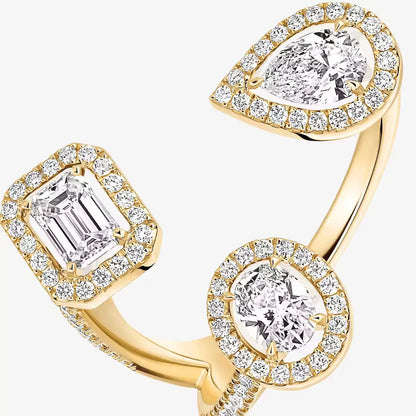 [Veyra Jewelry] Diamond Ring 0,25ct My Twin Trilogy