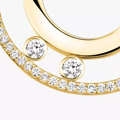 [Veyra Jewelry]Move Romane Small Diamond Hoop Earrings