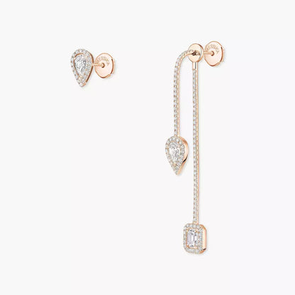 [Veyra Jewelry]Diamond Drop Earrings My Twin
