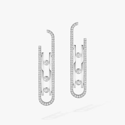 [Veyra Jewelry]Diamond Pendant Earrings Move 10Th