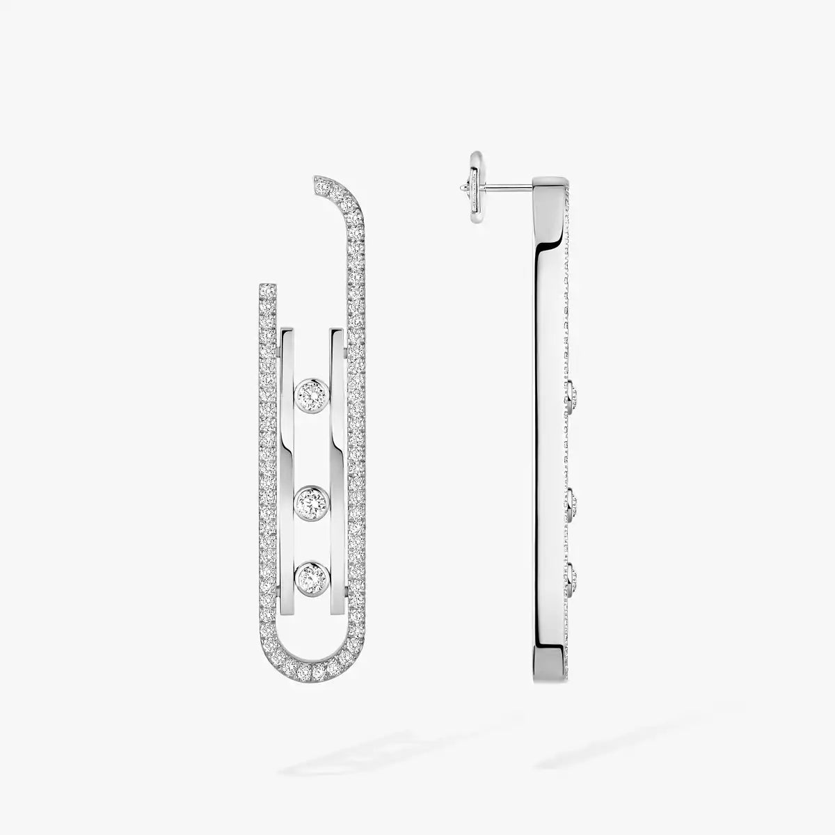 [Veyra Jewelry]Diamond Pendant Earrings Move 10Th