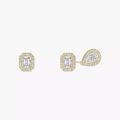 [Veyra Jewelry]Diamond Earrings 0,10ct My Twin 1+2