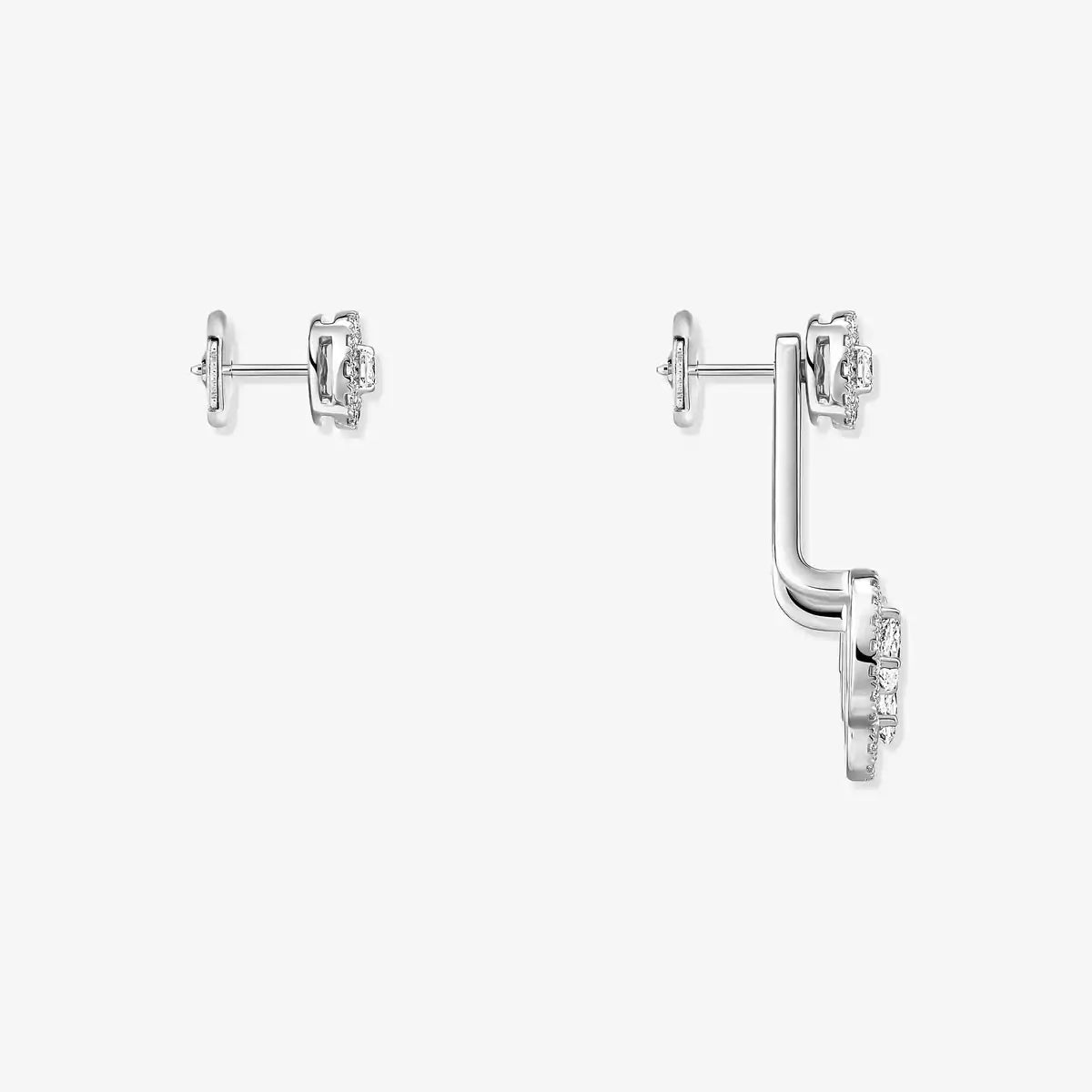 [Veyra Jewelry] My Twin Trio  Diamond Earrings