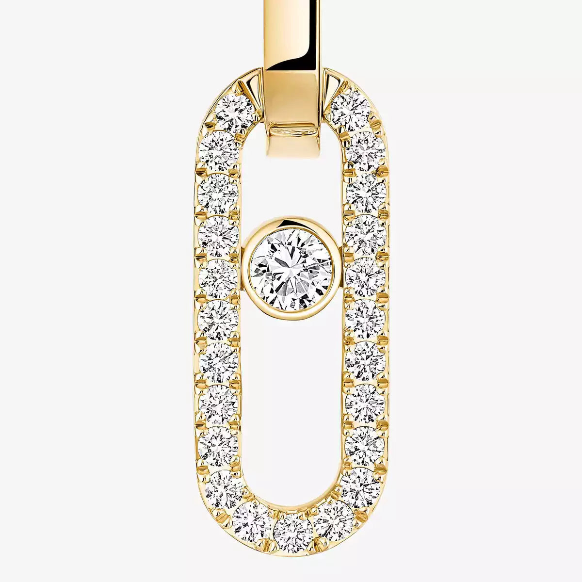 [Veyra Jewelry]Move Link Diamond Earrings