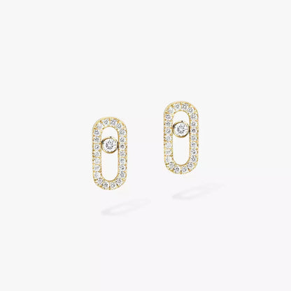 [Veyra Jewelry]Move Uno Diamond Earrings