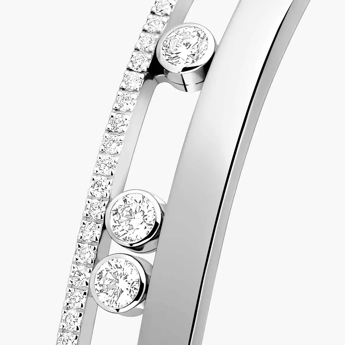 [Veyra Jewelry]Move Romane Diamond Bangle Bracelet
