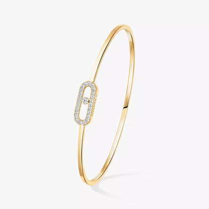 [Veyra Jewelry]Move Uno pavé flex bangle medium