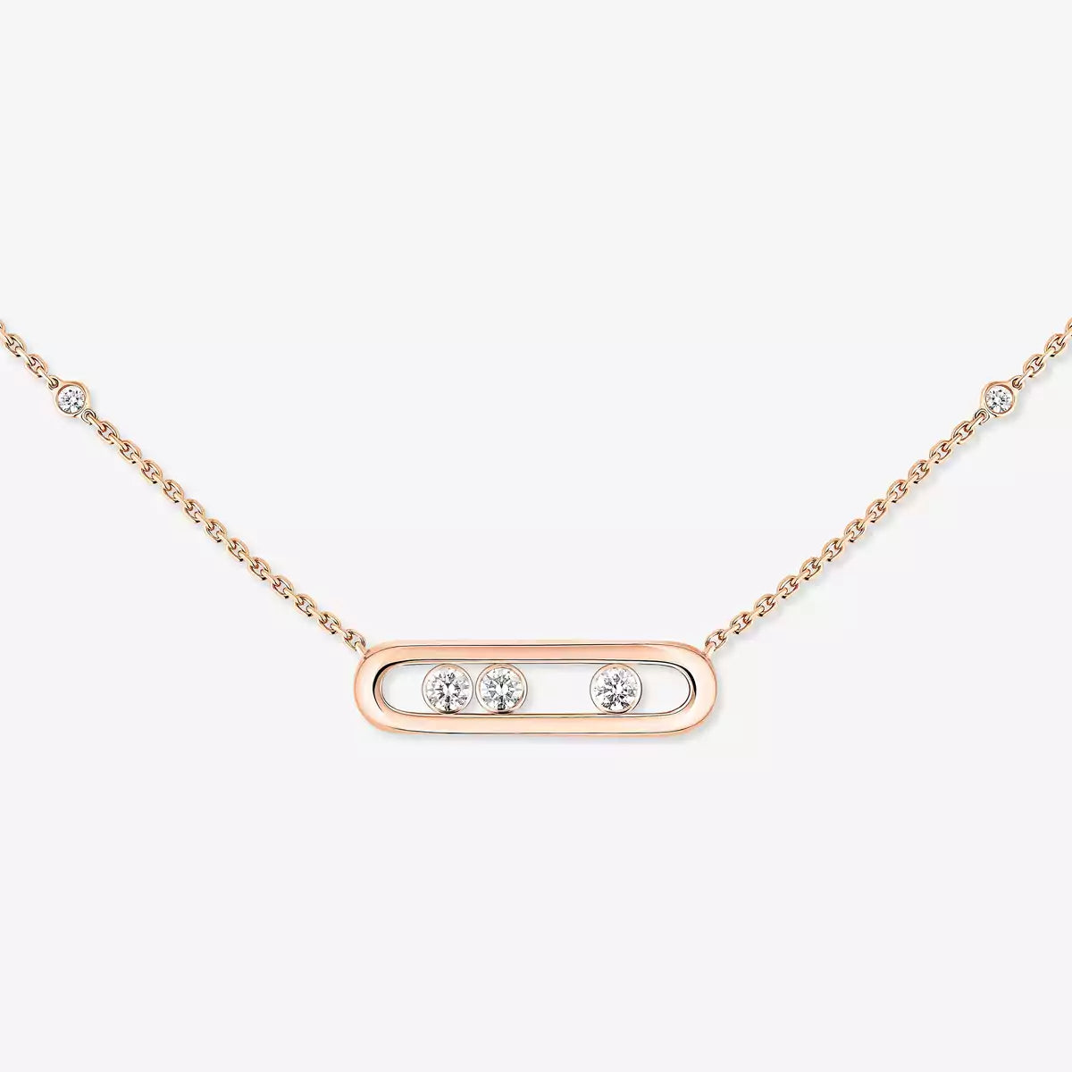 [Veyra Jewelry] Baby Move Gold Diamond Necklace