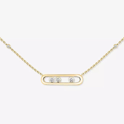 [Veyra Jewelry] Baby Move Gold Diamond Necklace
