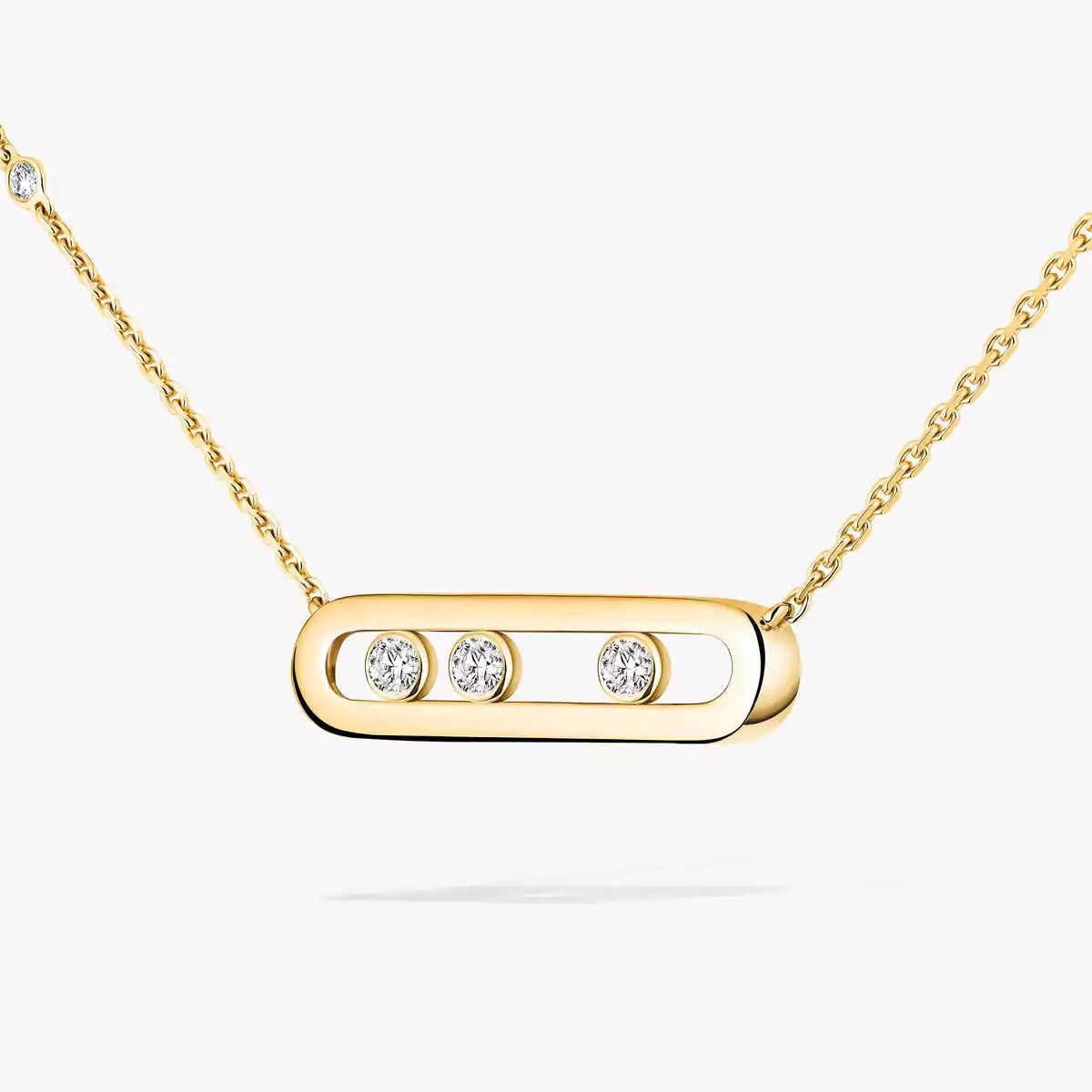 [Veyra Jewelry] Baby Move Gold Diamond Necklace