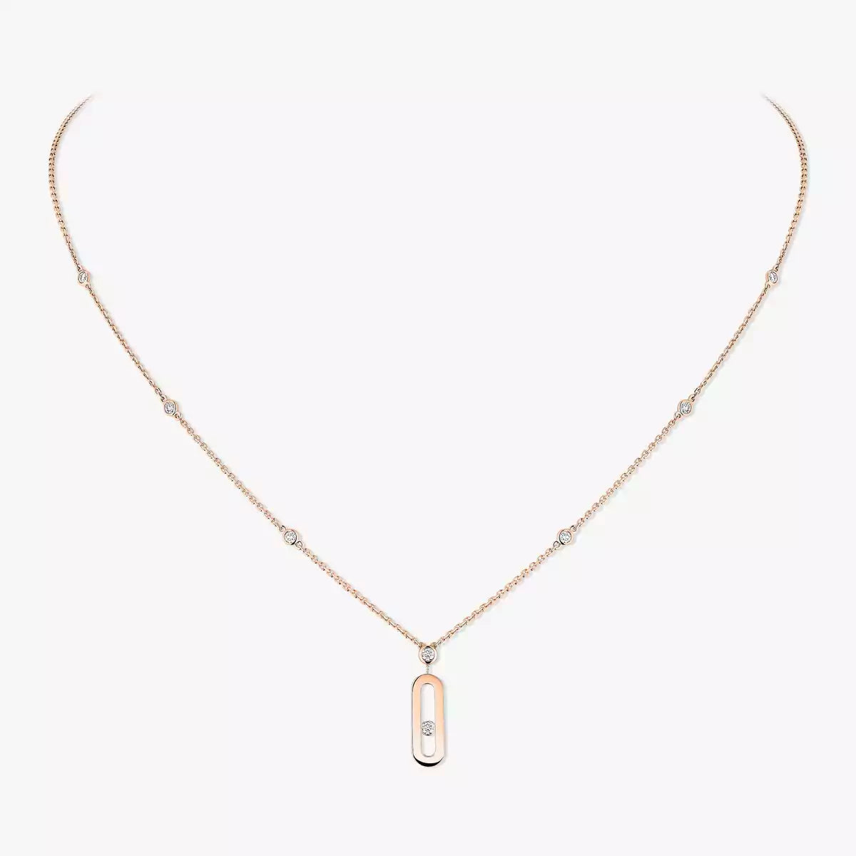 [Veyra Jewelry] Move Uno Gold Diamond Long Necklace