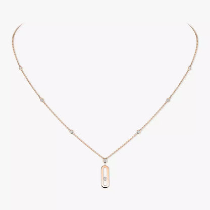 [Veyra Jewelry] Move Uno Gold Diamond Long Necklace
