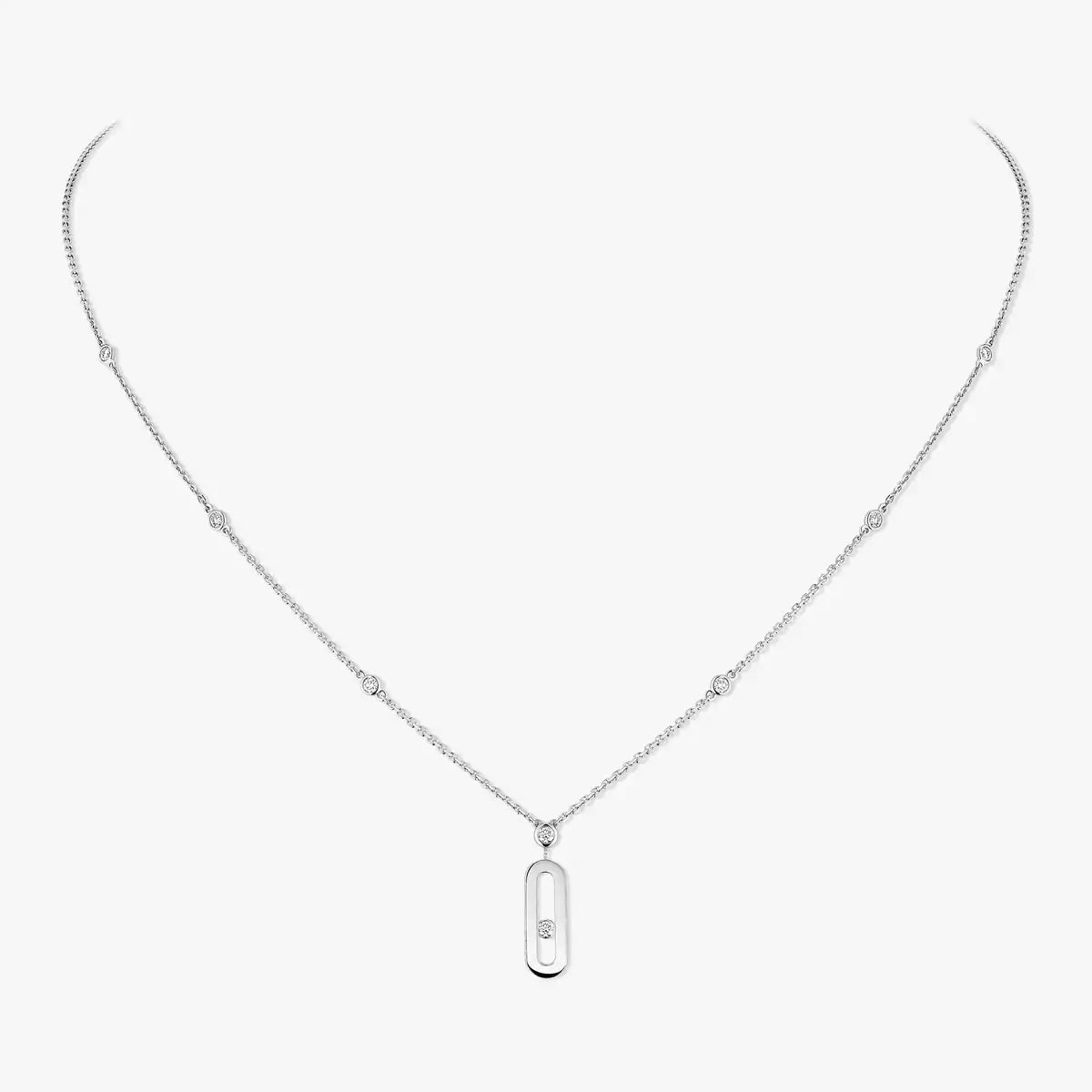 [Veyra Jewelry] Move Uno Gold Diamond Long Necklace