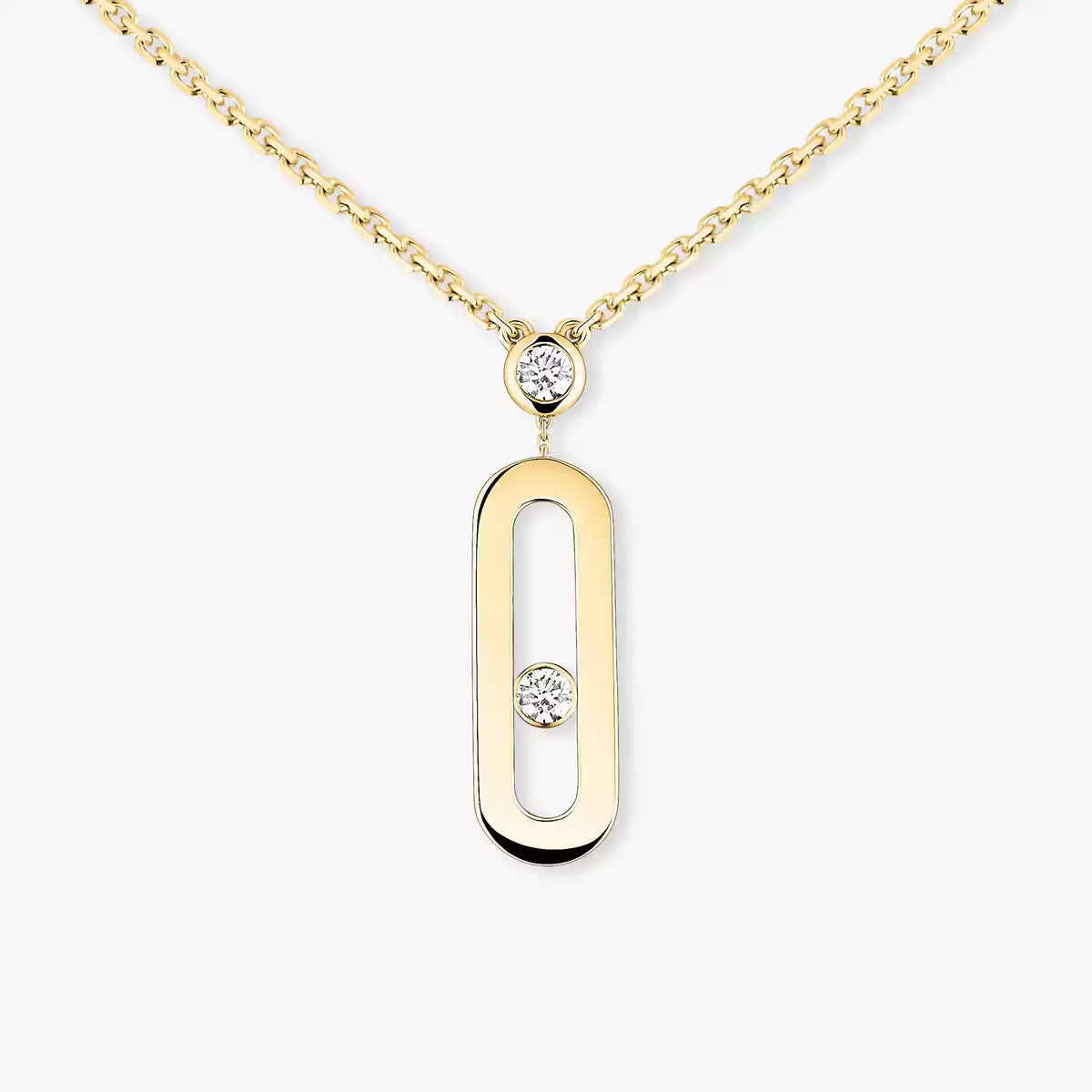 [Veyra Jewelry] Move Uno Gold Diamond Long Necklace