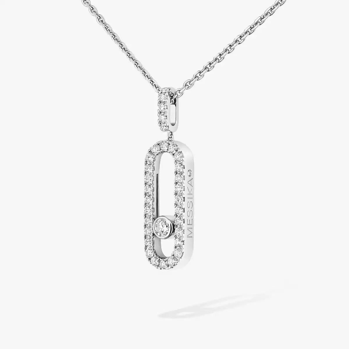 [Veyra Jewelry]Move Uno Diamond Necklace in Rose Gold