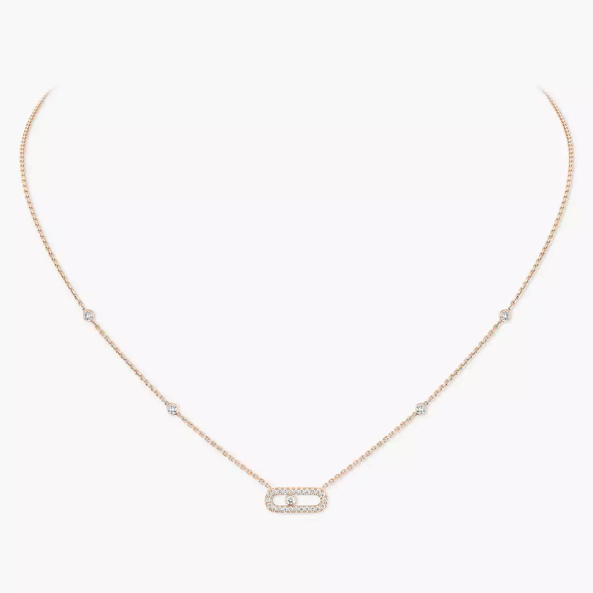 [Veyra Jewelry]Diamond Necklace Move Uno