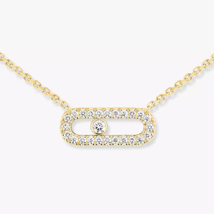 [Veyra Jewelry]Diamond Necklace Move Uno