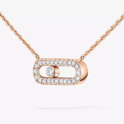[Veyra Jewelry]Diamond Necklace Move Uno