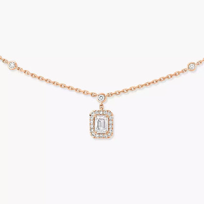 [Veyra Jewelry]My Twin Diamond Necklace in Silver