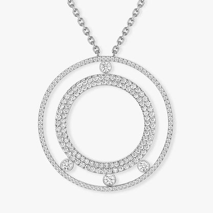[Veyra Jewelry]Move Romane Long Pave_-Set Diamond Necklace