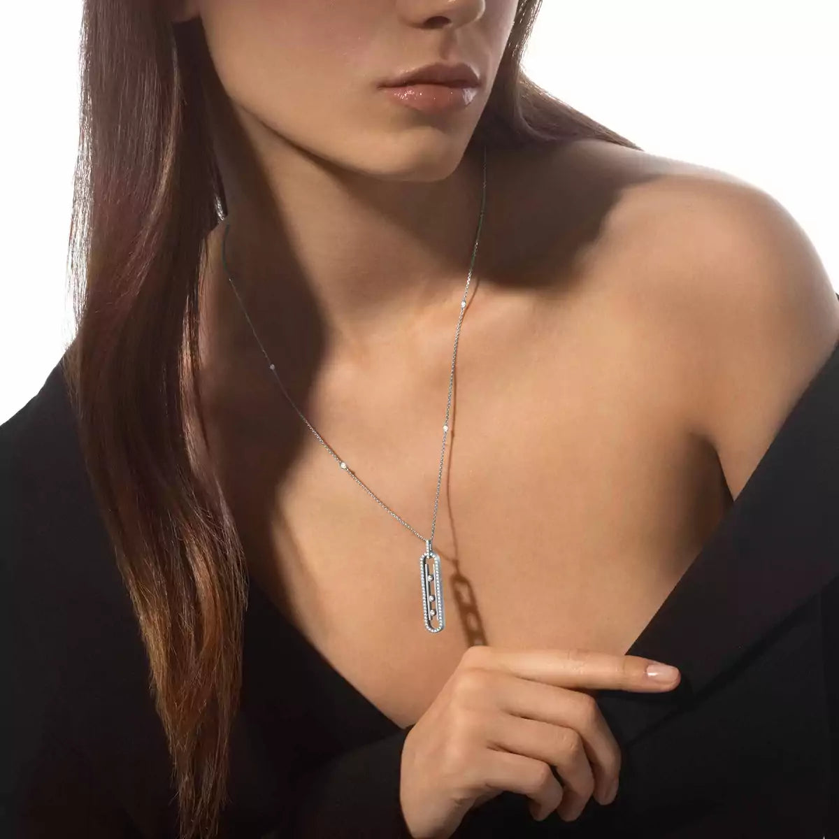[Veyra Jewelry]Diamond Necklace Move 10Th