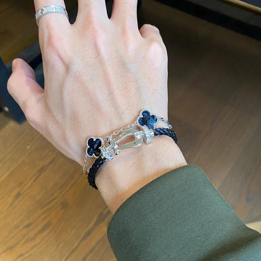 [Veyra Jewelry]New CLOVER 5 MOTIF PIETERSITE BRACELET COLLECTION