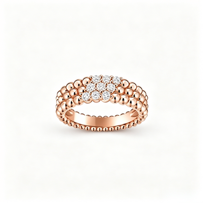 [Veyra Jewelry] THREE-ROW DIAMOND RING