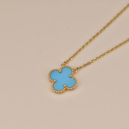 ¡®Veyra Jewelry¡¯CLOVER 15MM VINTAGE TURQUOISE NECKLACE