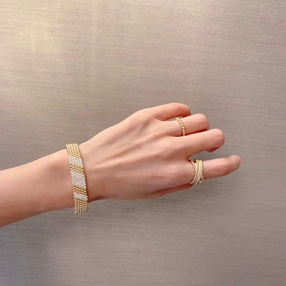 [Veyra Jewelry]  FIVE-ROW DIAMOND BRACELET