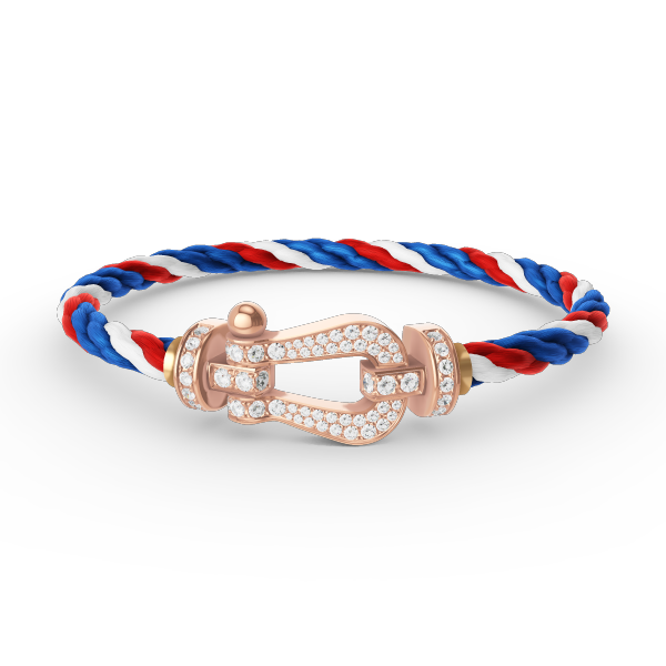 ¡®Veyra Jewelry¡¯FORCE LARGE HORSESHOE FULL DIAMOND BRACELET ROSE GOLD